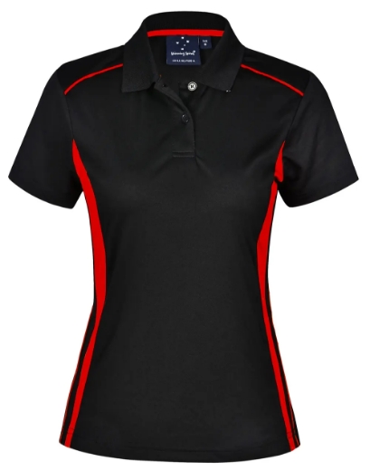 Picture of Winning Spirit, Ladies Cooldry S/S Contrast Interlock Polo